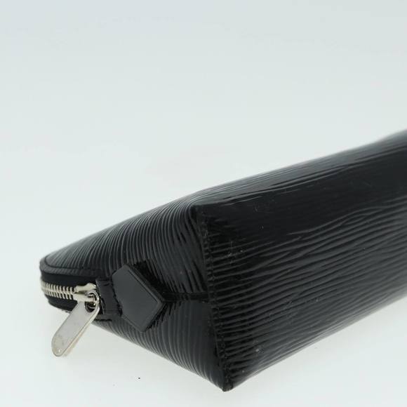 LOUIS VUITTON Epi Pochette Cosmetic PM Cosmetic Pouch Black M41348 LV Auth 84088 - Picture 7 of 16